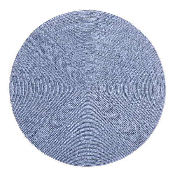 Round Placemat Grey/Colony Blue