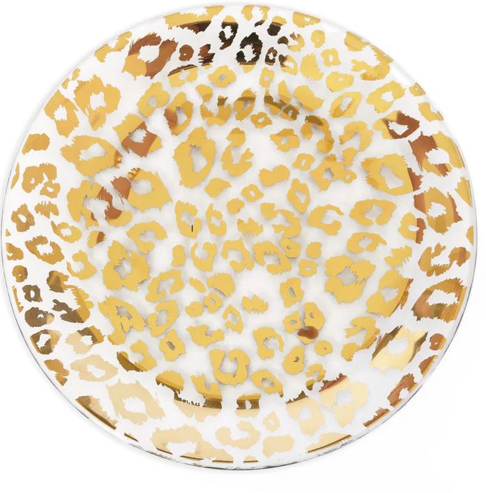 Cheetah Salad Plate