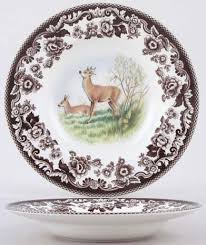 Woodland Soup Plate Deer