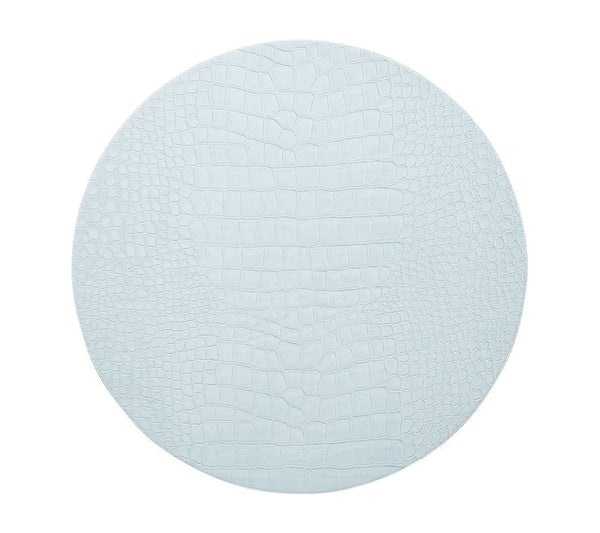 Kim Seybert Croco Placemat Sky Blue The Everyday Chef