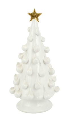 Foresta White Medium Tree with Gold Star