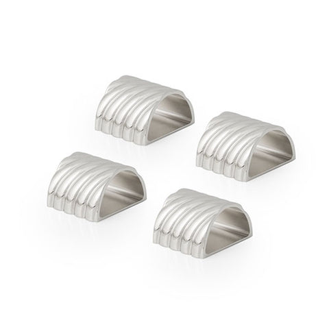 Twist Napkin Ring Set of 4 Nickelplate