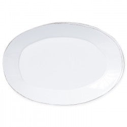 Lastra Melamine Oval Platter White