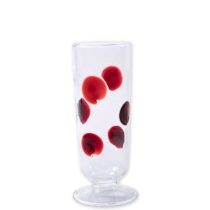 Drop Champagne Glass Red