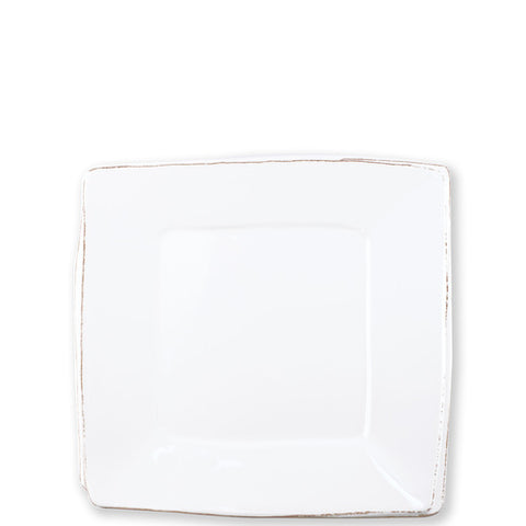 Lastra Melamine Square Platter White