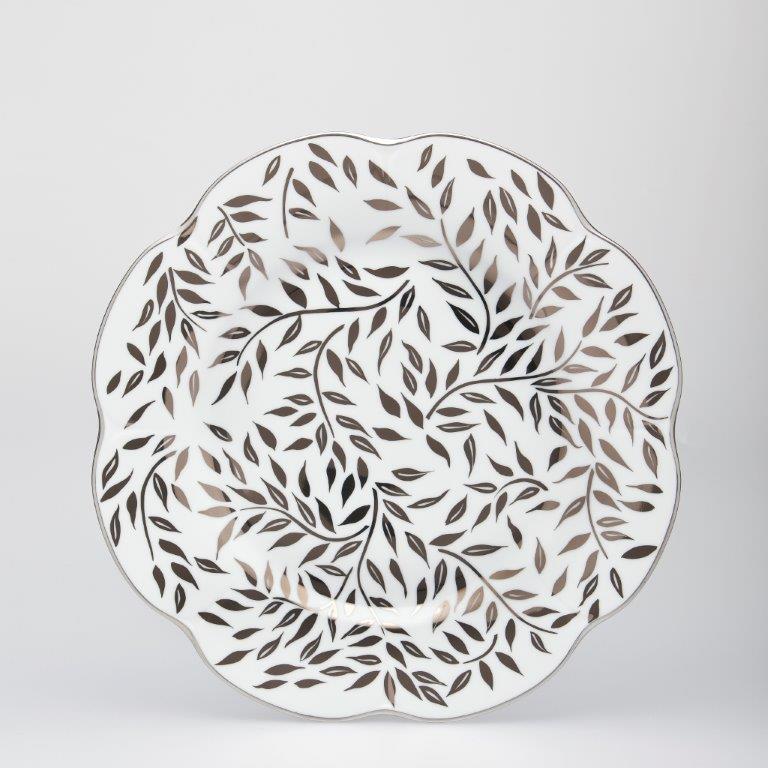 Olivier Platinum Dessert Plate