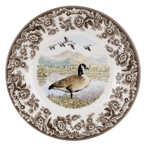 Woodland Salad Plate-Canada Goose