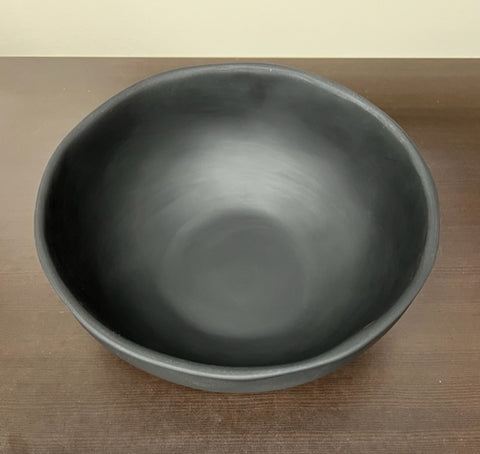 Wave Bowl Medium Solid Black