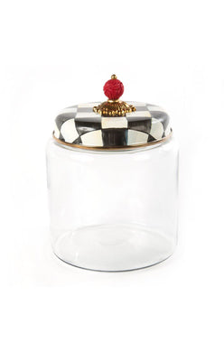 Courtly Check Kitchen Canister Large Glass