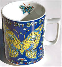Bopla Pavonia Mug Blue