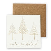 Metallic Tree Gift Enclosure Cards