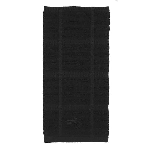 Solid Kitchen Towel Black