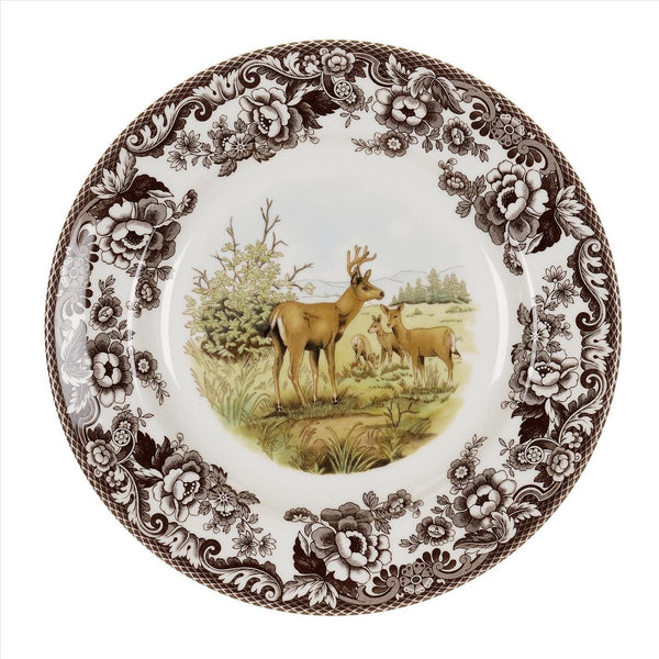 Woodland Dinner Plate Mule Deer