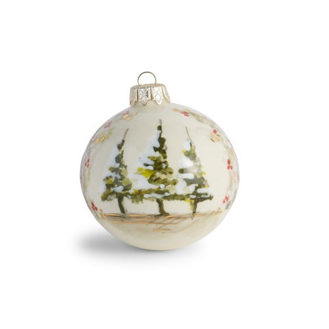 Natale Ornament with Trees
