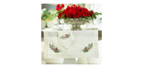 Natale Sprig Table Runner