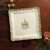 Natale Square Signed Platter