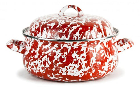 Dutch Oven Red Swirl