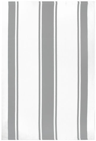 Cotton Classic Stripe Dishtowel-NIckel