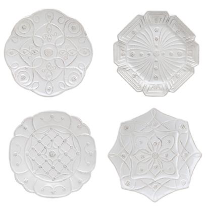 Jardins du Monde Dessert s/4 White