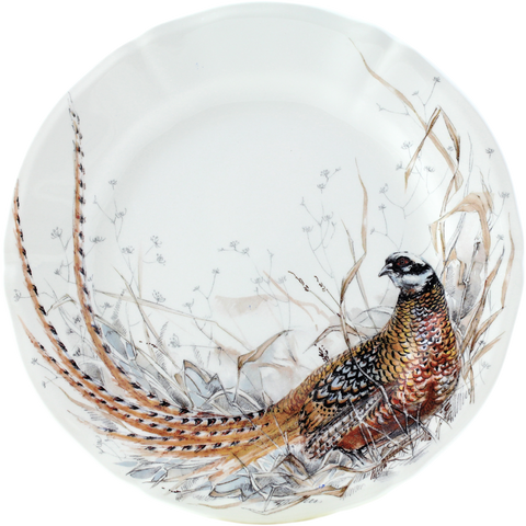 Sologne Dessert Plate Pheasant