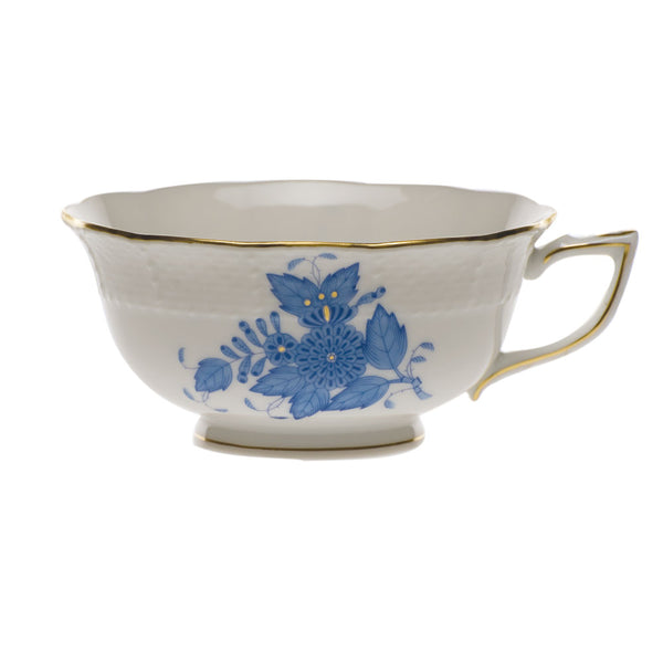 Chinese Bouquet Blue Tea Cup