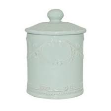 Isabella Sm. Canister w/Seal-Ivory