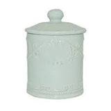 Isabella Sm. Canister w/Seal-Ivory