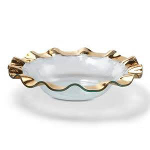 Ruffle Gold 7" Bowl